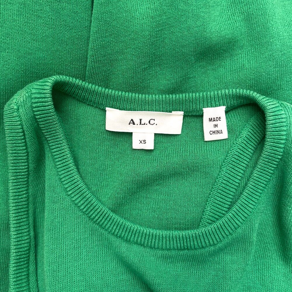 A.L.C. Nello II Racerback Tank Green Sz. XS